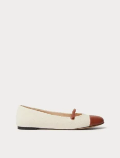 Marina Rinaldi Ballerines en toile NATUREL Hot