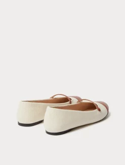 Marina Rinaldi Ballerines en toile NATUREL Hot
