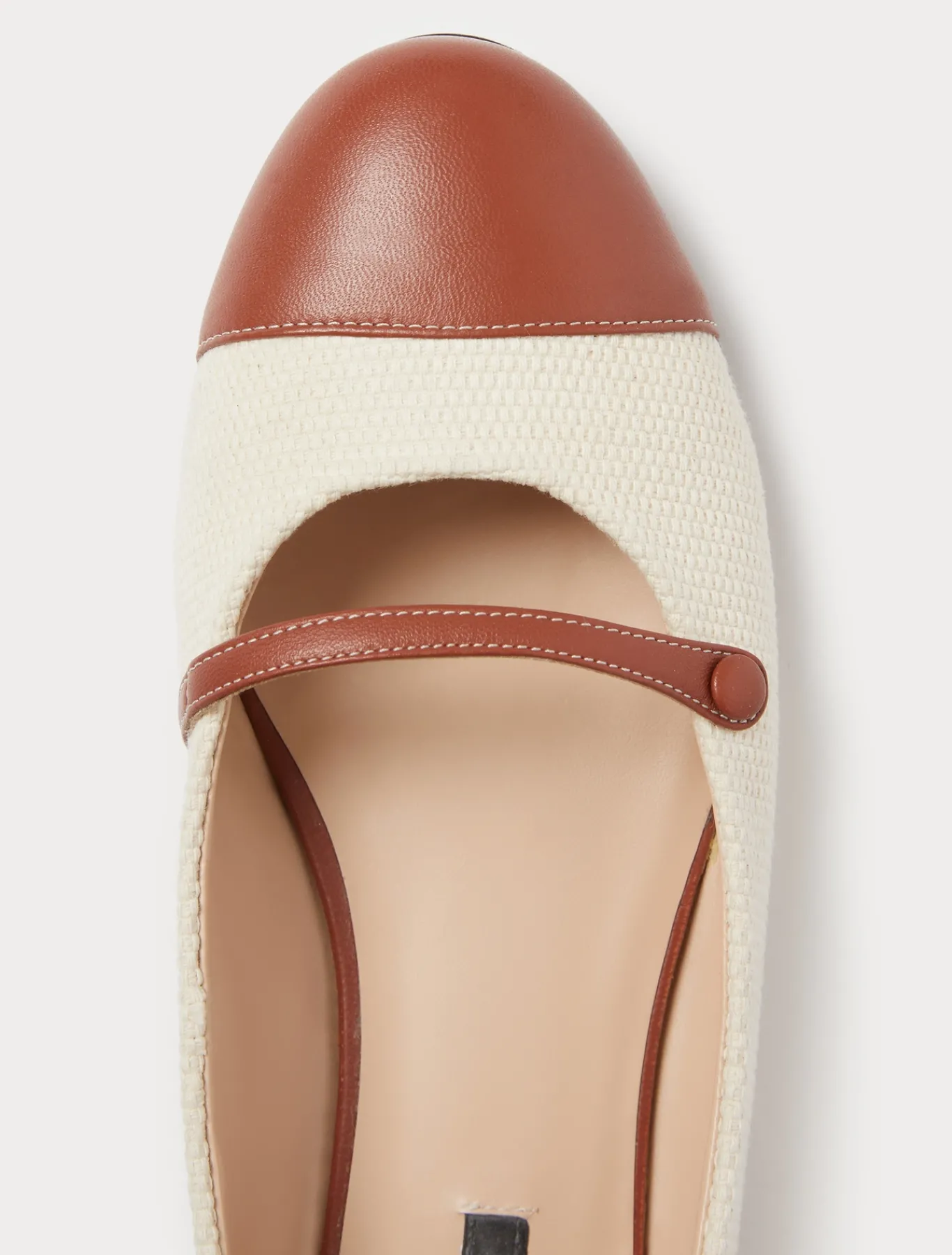Marina Rinaldi Ballerines en toile NATUREL Hot