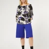 Marina Rinaldi Bermuda en jersey au point Milano VIOLET Best