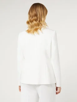 Marina Rinaldi Blazer en jersey point Milano BLANC Best