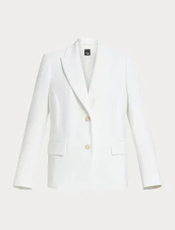 Marina Rinaldi Blazer en jersey point Milano BLANC Best