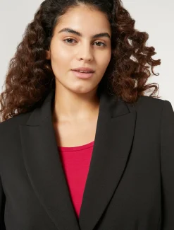 Marina Rinaldi Blazer en jersey stretch NOIR Fashion