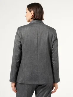 Marina Rinaldi Blazer en sergé GRISMOYEN Clearance
