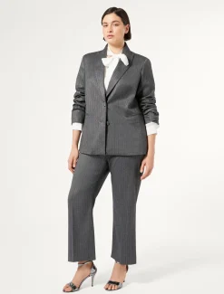 Marina Rinaldi Blazer en sergé GRISMOYEN Clearance