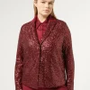 Marina Rinaldi Blazer en tissu technique et paillettes RUBIS Clearance