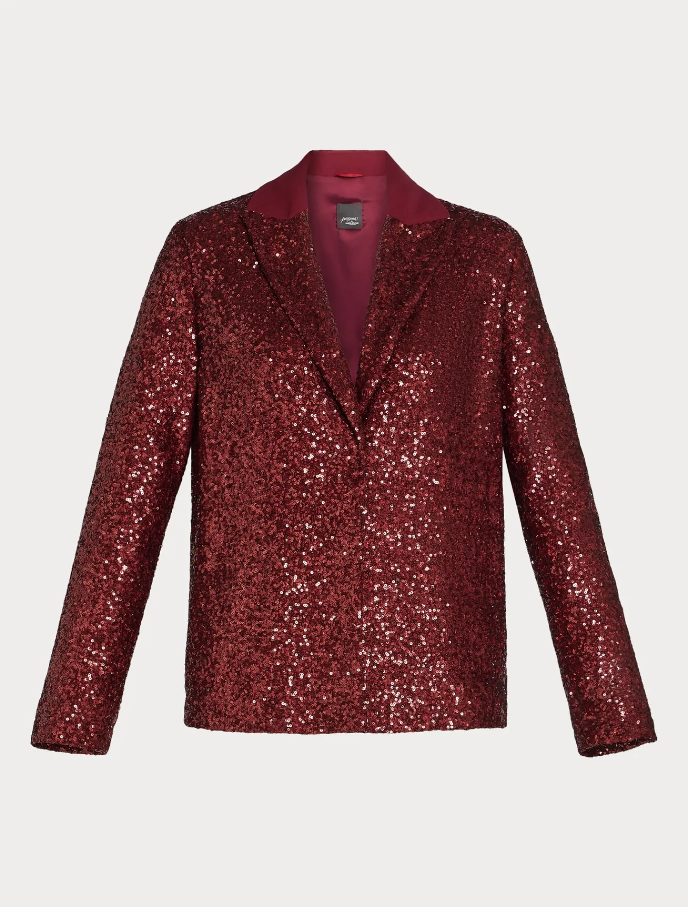 Marina Rinaldi Blazer en tissu technique et paillettes RUBIS Clearance