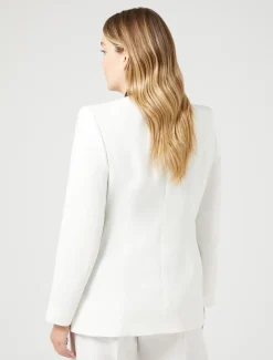 Marina Rinaldi Blazer en triacétate BLANC Clearance