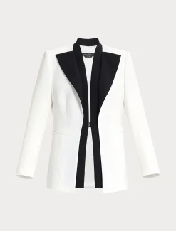 Marina Rinaldi Blazer en triacétate BLANC Clearance
