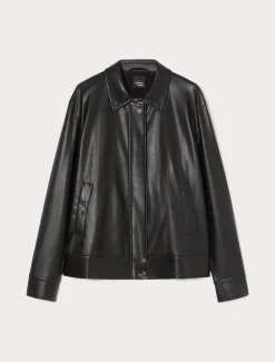 Marina Rinaldi Blouson bomber en jersey NOIR New
