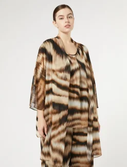 Marina Rinaldi Boléro en georgette NOIR Clearance