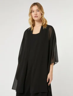 Marina Rinaldi Boléro en georgette NOIR Hot