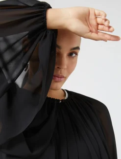 Marina Rinaldi Boléro en georgette NOIR Outlet