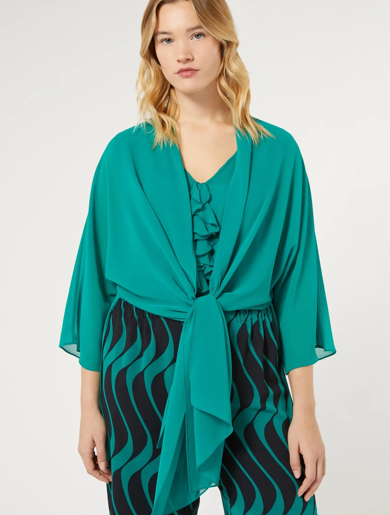 Marina Rinaldi Boléro en georgette JADE New