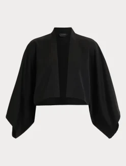 Marina Rinaldi Boléro en satin NOIR Hot