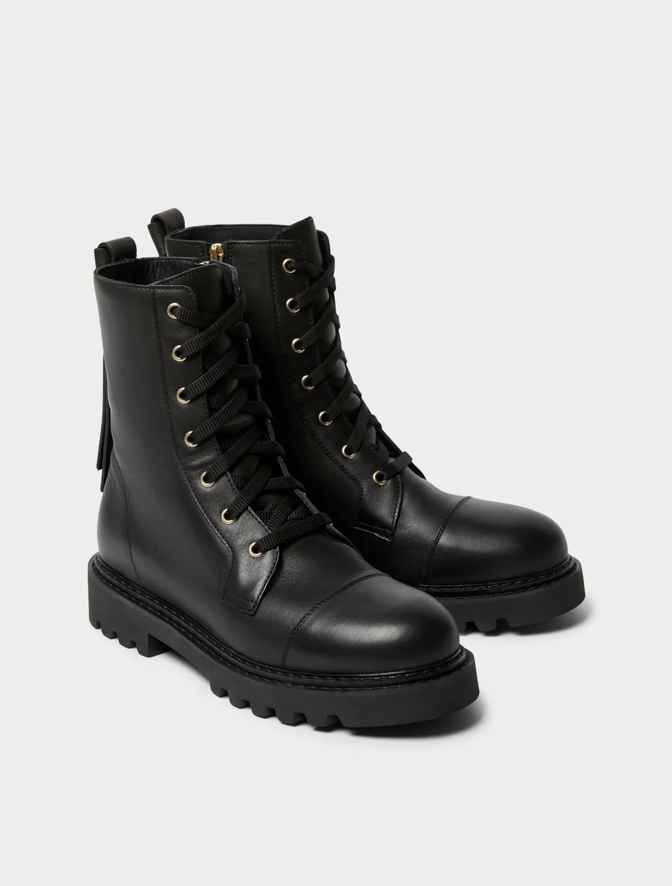 Marina Rinaldi Boots en cuir NOIR New