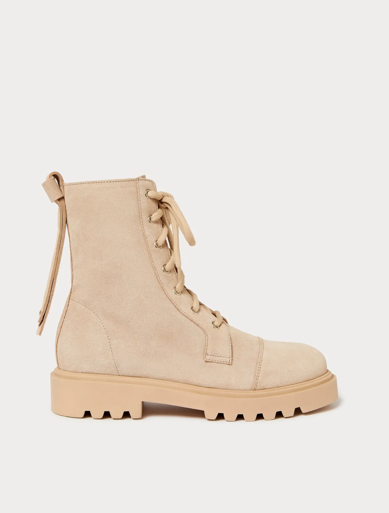 Marina Rinaldi Boots en cuir suédé BEIGE Sale