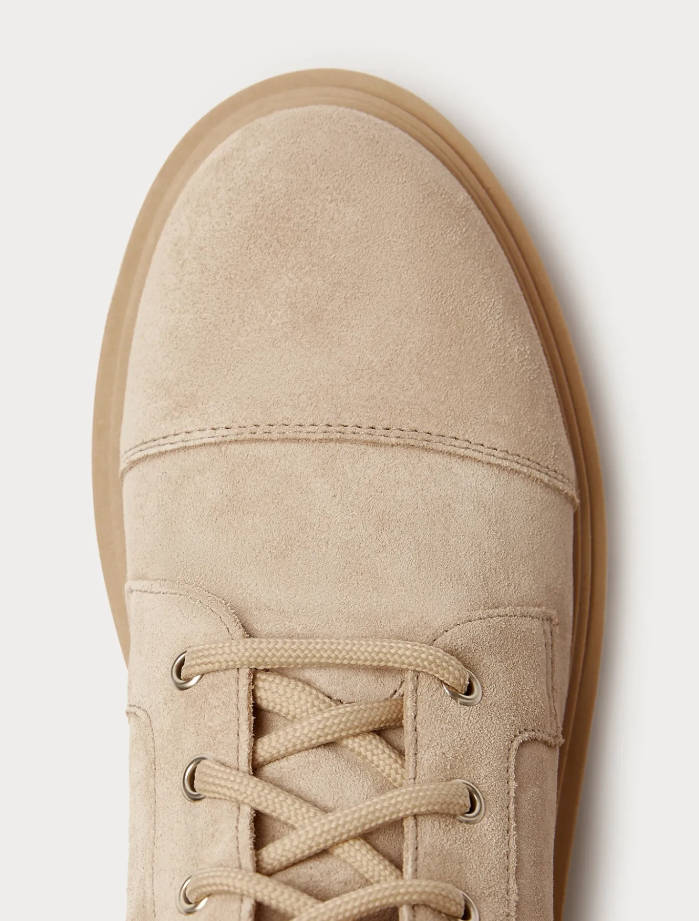 Marina Rinaldi Boots en cuir suédé BEIGE Sale