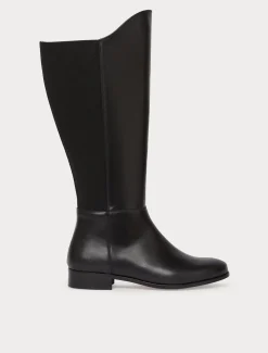 Marina Rinaldi Bottes en cuir NOIR Best