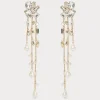 Marina Rinaldi Boucles d’oreilles chandelier CRISTALBLANC Outlet