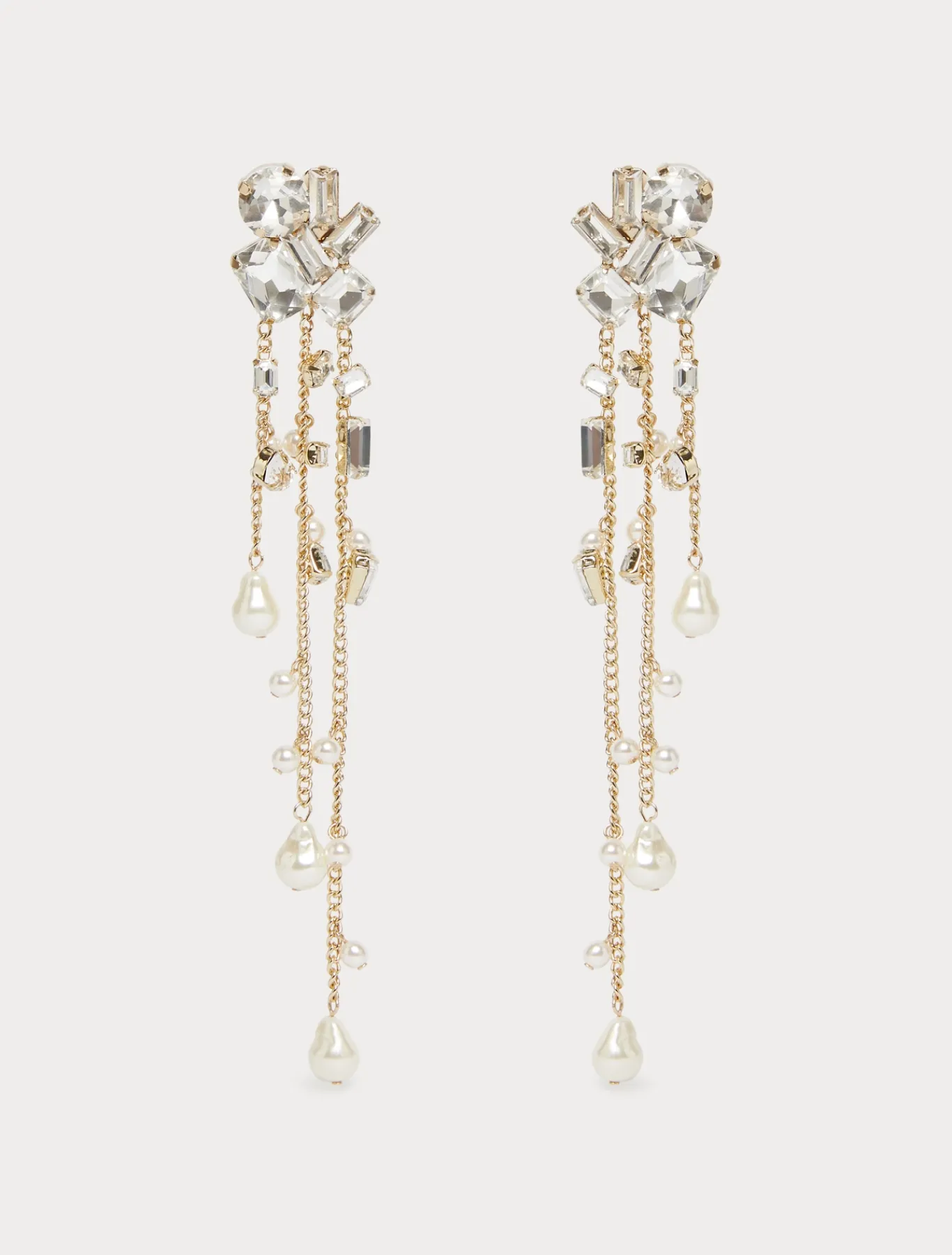 Marina Rinaldi Boucles d’oreilles chandelier CRISTALBLANC Outlet