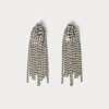 Marina Rinaldi Boucles d’oreilles chandelier avec strass ARGENT Fashion