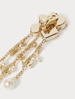 Marina Rinaldi Boucles d’oreilles chandelier CRISTALBLANC Outlet