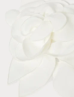 Marina Rinaldi Broche avec fleur BLANC Online