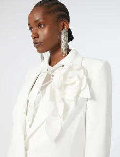 Marina Rinaldi Broche avec fleur BLANC Online