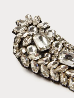Marina Rinaldi Broche avec strass NOIR Hot