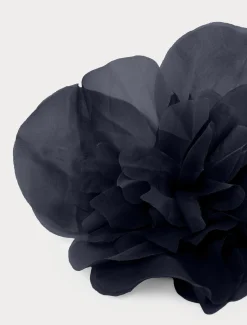 Marina Rinaldi Broche en organza de soie BLEU Best