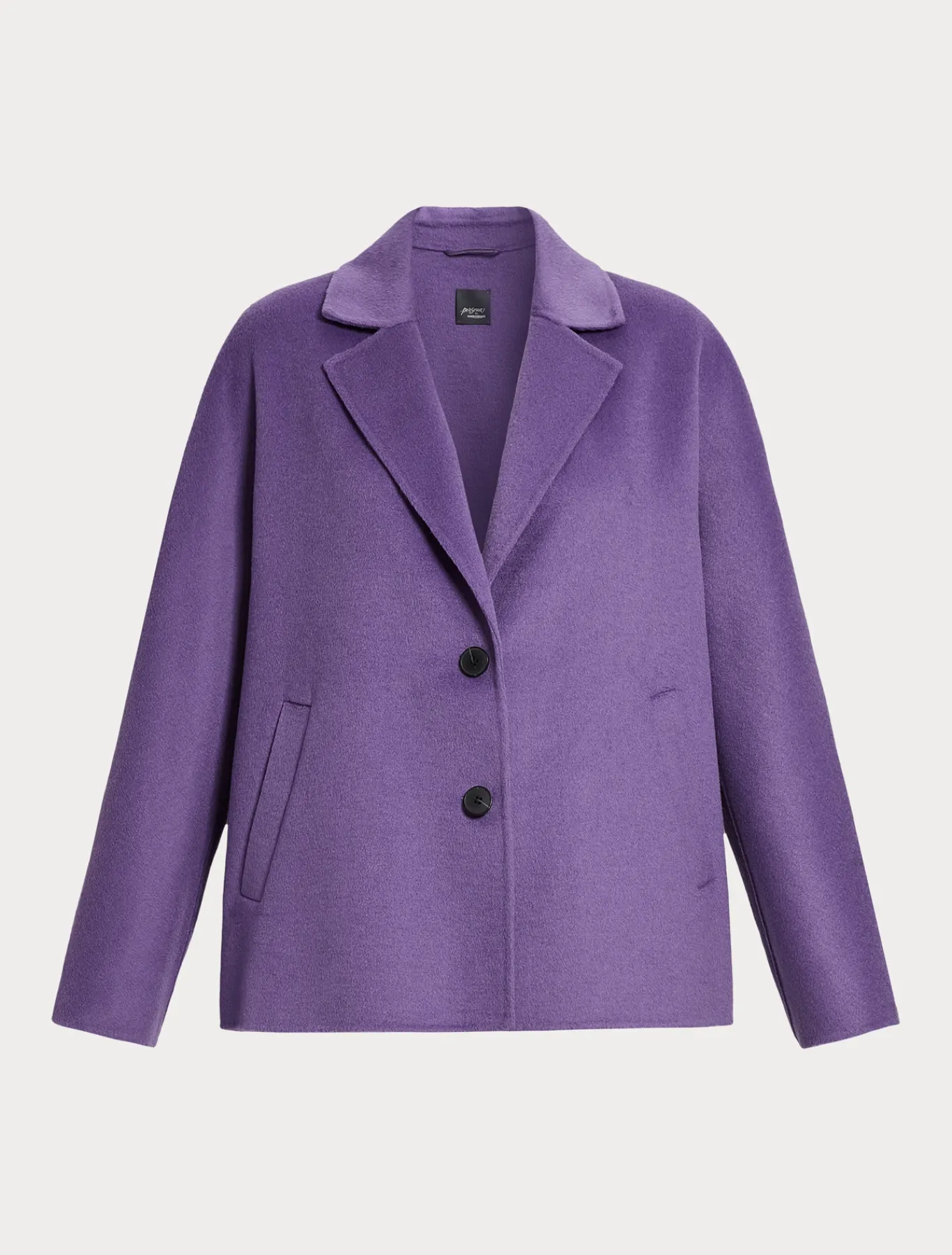Marina Rinaldi Caban en double laine VIOLET Sale