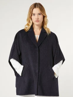 Marina Rinaldi Cape en double laine BLEUMARINE Outlet