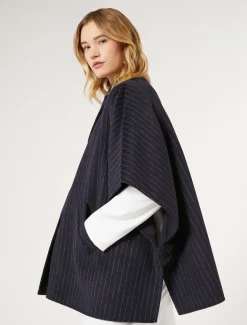 Marina Rinaldi Cape en double laine BLEUMARINE Outlet