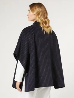 Marina Rinaldi Cape en double laine BLEUMARINE Outlet