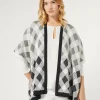Marina Rinaldi Cape en jacquard piqué GRISMOYEN Online