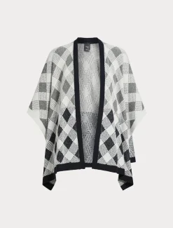 Marina Rinaldi Cape en jacquard piqué GRISMOYEN Online