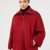 Marina Rinaldi Cape en jersey ROUGE New