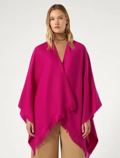 Marina Rinaldi Cape en laine CYCLAMEN Sale