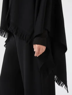 Marina Rinaldi Cape en laine NOIR Hot