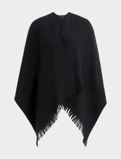 Marina Rinaldi Cape en laine NOIR Hot