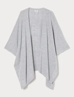 Marina Rinaldi Cape en laine cardée GRISCLAIR Clearance