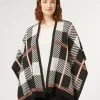 Marina Rinaldi Cape en laine mélangée NOIR Discount