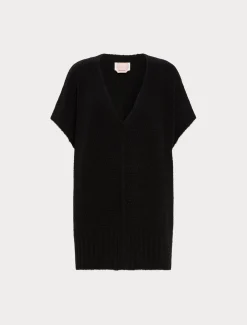 Marina Rinaldi Cape en laine mélangée NOIR Best