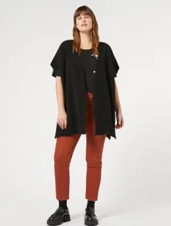 Marina Rinaldi Cape en laine mélangée NOIR Best