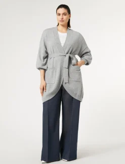 Marina Rinaldi Cardigan en cachemire GRISMOYEN Clearance