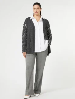 Marina Rinaldi Cardigan en cachemire mélangé GRISFONCE Sale