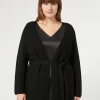 Marina Rinaldi Cardigan en coton NOIR Hot