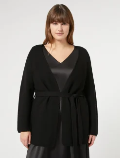 Marina Rinaldi Cardigan en coton NOIR Hot