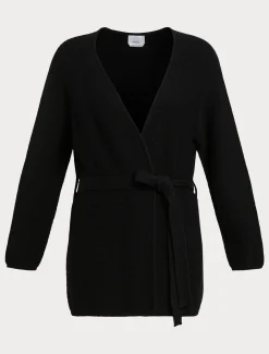 Marina Rinaldi Cardigan en coton NOIR Hot